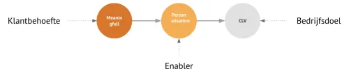 Customer needs, enabler, and business goal